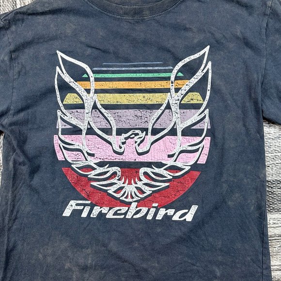 GM Officially Licensed T Shirt Womens Size L Large Tie Dye Graphic Firebird Tee - Picture 2 of 5